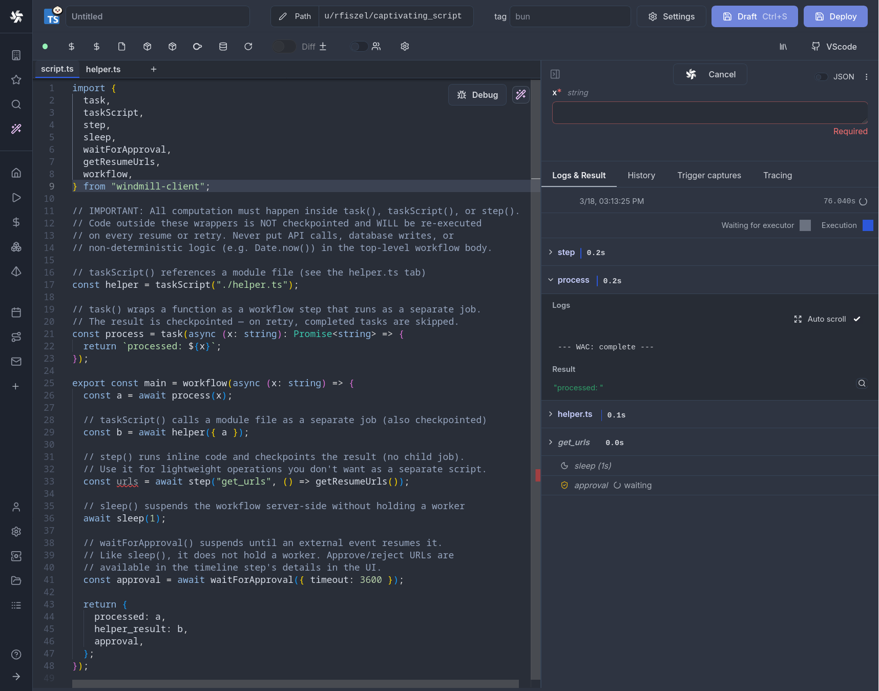 Flow as code in Python